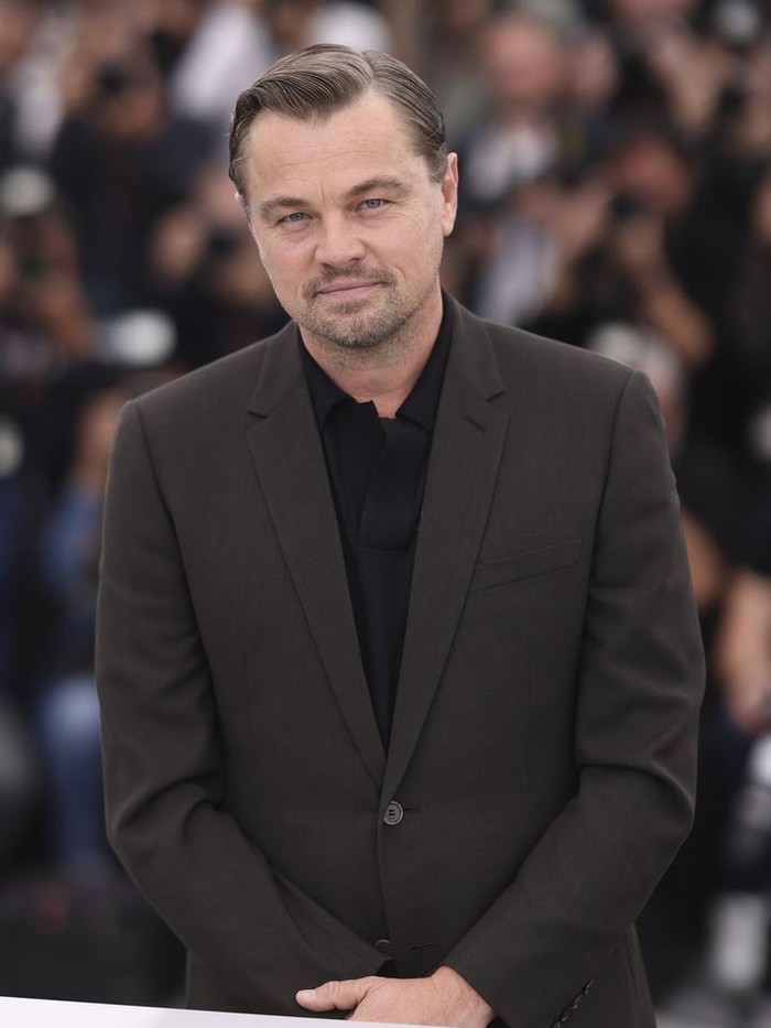 Leonardo DiCaprio poses for photographers at the photo call for the film Killers of the Flower Moon at the 76th international film festival, Cannes, southern France, Sunday, May 21, 2023. (Photo by Vianney Le Caer/Invision/AP)