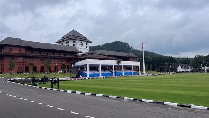 Lokasi parade senja di Akmil Magelang