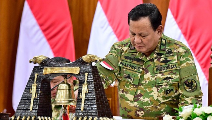 Presiden Prabowo Subianto saat menghadiri retret kepala daerah di Akmil Magelang. Foto: Rusman - Biro Pers Sekretariat Presiden.