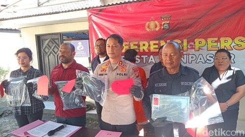 Rilis kasus pemerkosaan siswi SMP di Denpasar, Kamis (27/2/2025).