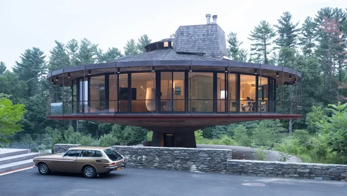 Round House, rumah berputar 360 derajat di Connecticut
