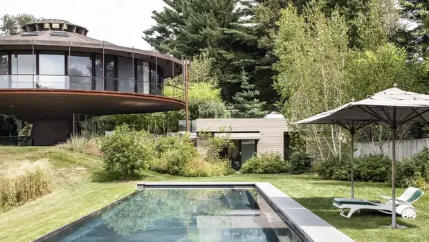 Round House, rumah berputar 360 derajat di Connecticut