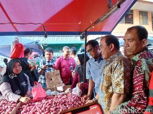 Satgas Pangan Sidak Pasar di Batam Jelang Ramadan, Harga Bawang Merah Naik