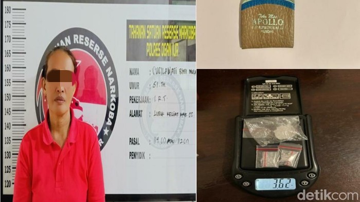 Seorang ibu rumah di Ogan Ilir ditangkap polisi usai menjadi pengedar narkoba
