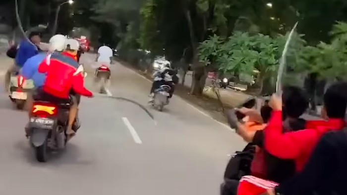 Tawuran remaja terjadi di kawasan Sunter, Tanjung Priok, Jakut. Dua orang pelaku terlibat tawuran ditangkap polisi. (dok Istimewa)