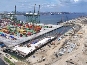 Progres Pembangunan Terminal Kalibaru Tanjung Priok Tahap 1B Capai 75%