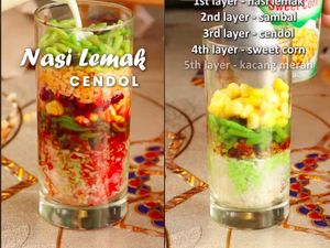 TikToker Ini Bagikan Resep Takjil Es Cendol Nasi Lemak, Berakhir Dihujat