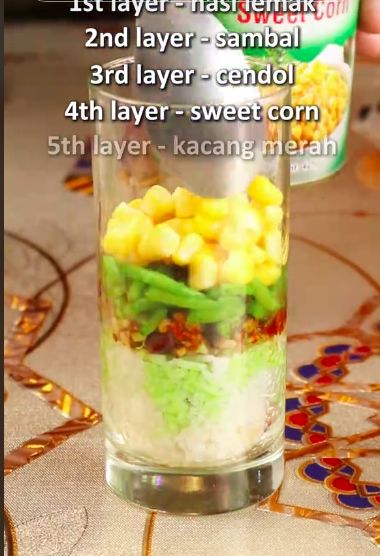 TikToker Ini Bagikan Resep Takjil Es Cendol Nasi Lemak, Berakhir Dihujat