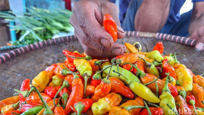 Harga cabai di Pasar Soreang mengalami kenaikan jelang ramadan