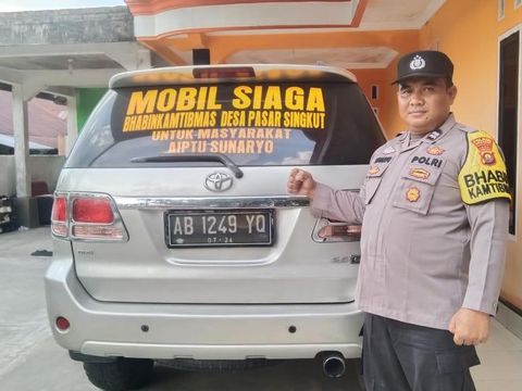 Ipda Sunaryo membudidayakan jamur tiram di Sarolangun