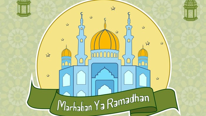 Kartu Ucapan Marhaban Ya Ramadhan