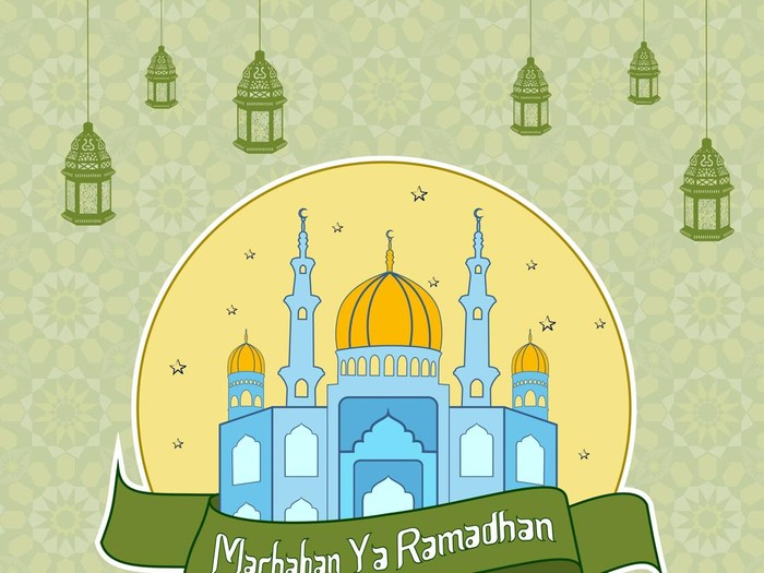 Kartu Ucapan Marhaban Ya Ramadhan