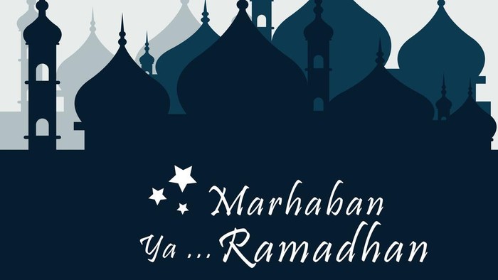 Kartu Ucapan Marhaban Ya Ramadhan.
