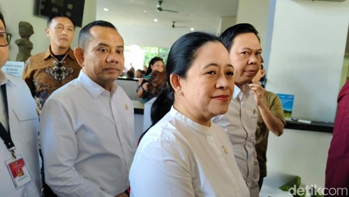 Ketua DPR RI, Puan Maharani, tiba di Akademi Militer (Akmil) Magelang, Jumat (28/2/2025) pagi.