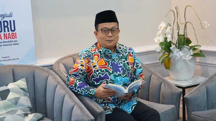 Ketua Panitia Nasional (Panas) PPG Kementerian Agama, Thobib Al Asyhar sampaikan jadwal PPG Dalam Jabatan Angkatan I.