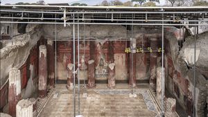 Potret Lukisan Dinding dari Abad 1 SM Ditemukan di Pompeii, Ungkap Ritual Kuno