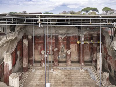 Potret Lukisan Dinding dari Abad 1 SM Ditemukan di Pompeii, Ungkap Ritual Kuno