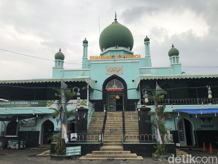 Masjid Syuhada Jogja, Jumat (28/2/2025).