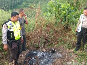 Keji Menantu di Mojokerto Bakar Mertua hingga Tinggal Tengkorak