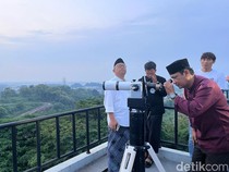 Pantauan Tertutup Awan Putih, Hilal Tak Terlihat di Semarang