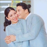 Sebelumnya pada awal Februari 2025, Paing mengumumkan pertunangannya dengan Linn Mya Phu.  Foto: Facebook Paing Takhon