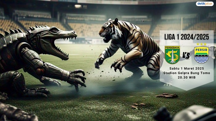 Persebaya Surabaya vs Persib Bandung.