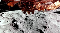 The moon passes by Firefly Aerospaces Blue Ghost spaceship ahead of its landing, February 24, 2025, in this screengrab taken from a video obtained from social media. Firefly Aerospace via X/via REUTERS  THIS IMAGE HAS BEEN SUPPLIED BY A THIRD PARTY. MANDATORY CREDIT. NO RESALES. NO ARCHIVES.