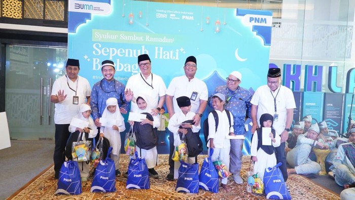 PNM Beri Santunan ke 150 Anak Yatim di Jakarta