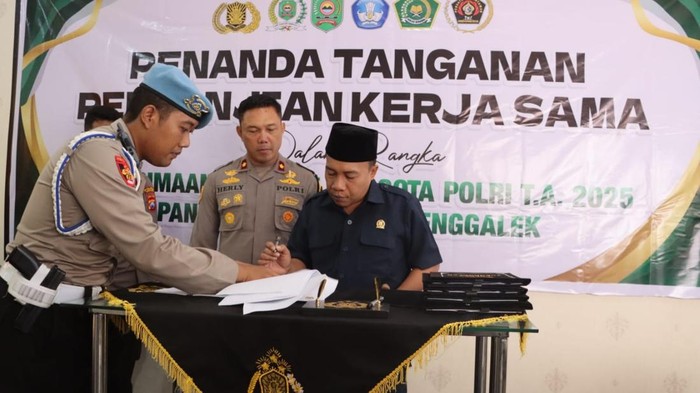 Polres Trenggalek menjalin kerja sama dengan sejumlah instansi untuk mendukung rekrutmen anggota Polri
