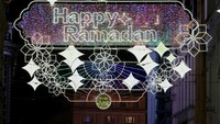 Dekorasi ini akan ditampilkan selama bulan Ramadan.  