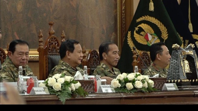 Deretan Momen Bareng Prabowo dengan SBY-Jokowi dalam Sepekan