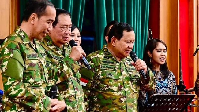 Deretan Momen Bareng Prabowo dengan SBY-Jokowi dalam Sepekan