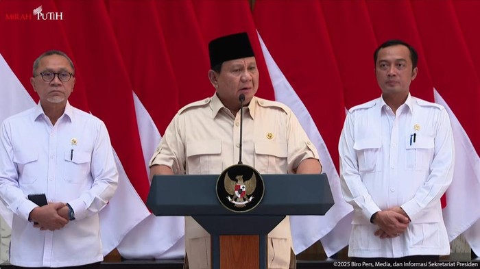 Presiden Prabowo Subianto (dok. YouTube Setpres)