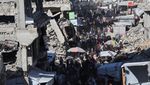 Ramainya Pasar di Gaza Menjelang Ramadan
