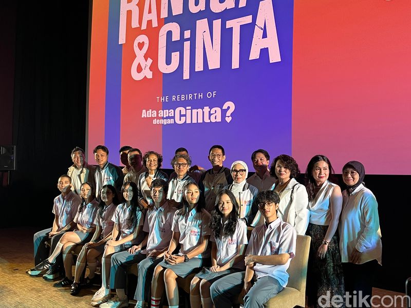 Mira Lesmana dan Riri Riza di acara Rangga & Cinta.