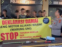 10 Remaja di Jambi Datangi Polisi Deklarasi Damai dari Aktivitas Geng Motor