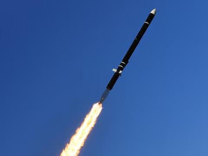 A missile flies during what state media KCNA says is a test-launch of a strategic cruise missile designed to demonstrate the readiness posture of various nuclear capabilities, over the sea off the west coast of the Korean peninsula, February 26, 2025, in this photo released by North Koreas official Korean Central News Agency on February 27, 2025. KCNA via REUTERS Purchase Licensing Rights