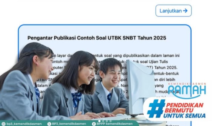 Simulasi soal UTBK SNBT 2025