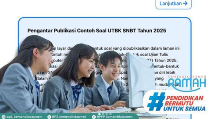 Simulasi soal UTBK SNBT 2025