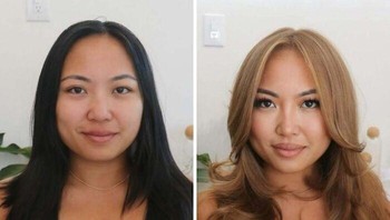 Potongan rambut dan warna yang dipilih cocok banget buat orang ini. Foto: glamourbycee via Bored Panda