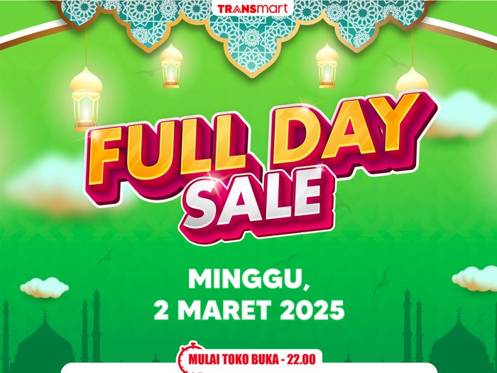 Transmart Full Day Sale Minggu 2 Maret