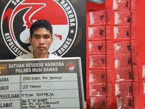 Dedi Dores Ditangkap Polisi, Simpan 30 Paket Sabu Siap Edar