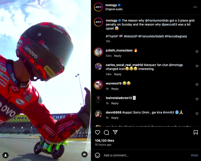 Francesco Bagnaia dan Franco Morbidelli