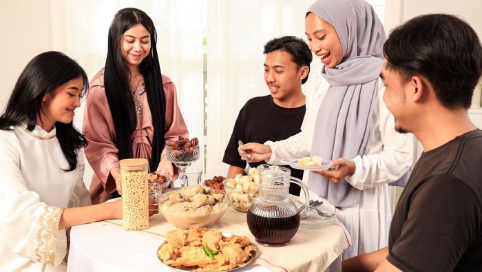 Ilustrasi bulan Ramadan