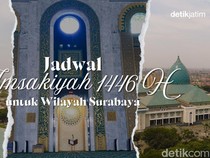 Jadwal Imsak Surabaya dan Sekitarnya Senin 10 Maret 2025