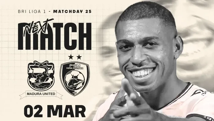 Madura United Vs PSM Makassar dalam laga Liga 1 2024/2025 di Stadion Gelora Bangkalan.