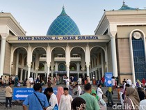 Intip Persiapan Masjid Al-Akbar Surabaya Jelang Ramadhan