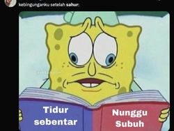 Meme Kocak Sahur Pertama di Ramadhan 2025
