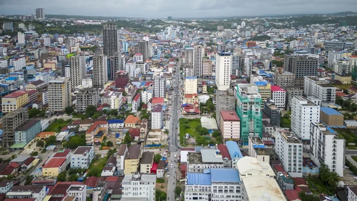 Penampakan kota Sihanoukville