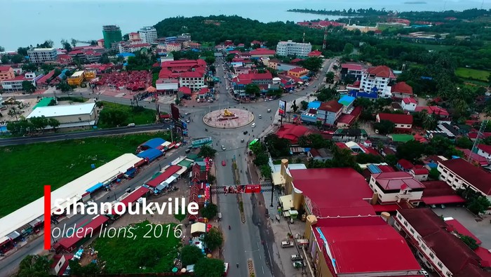 Penampakan kota Sihanoukville